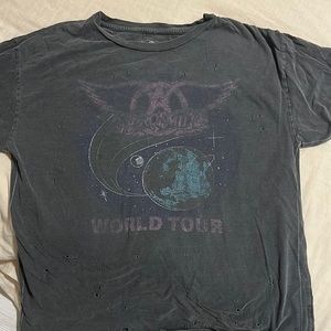 Oversized vintage style Aerosmith shirt